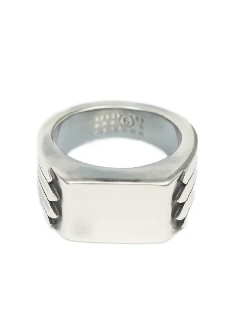 MM6 Maison Margiela Minimal logo 4mm ring