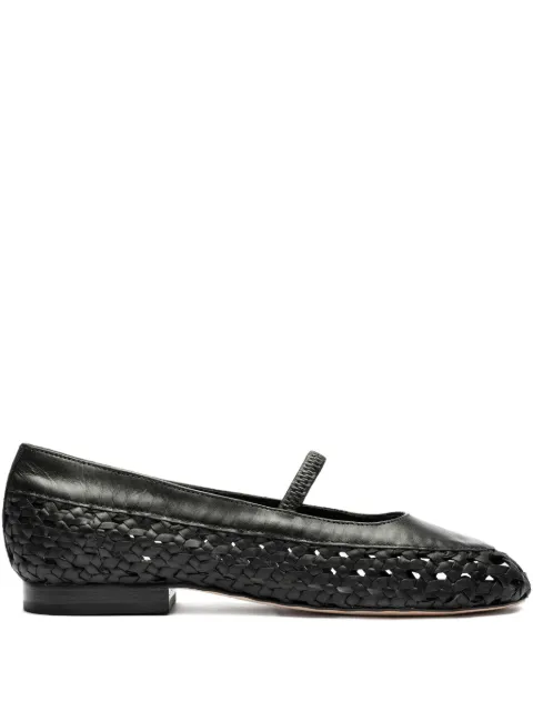 Sarah Chofakian Pritzker woven ballet flats