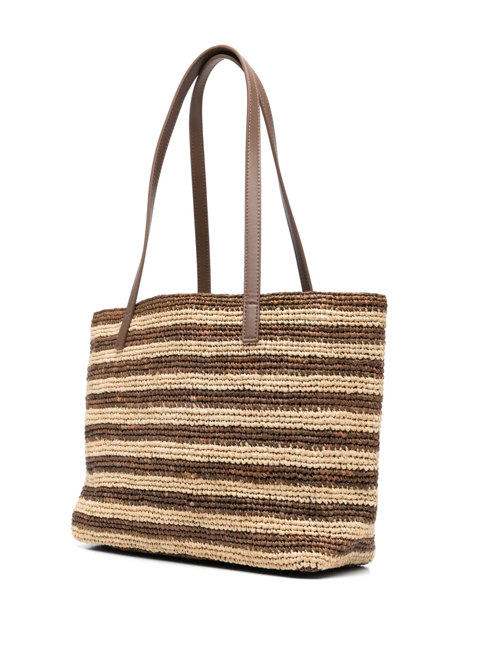 MC2 Saint Barth Raffia City tote bag - Bruin