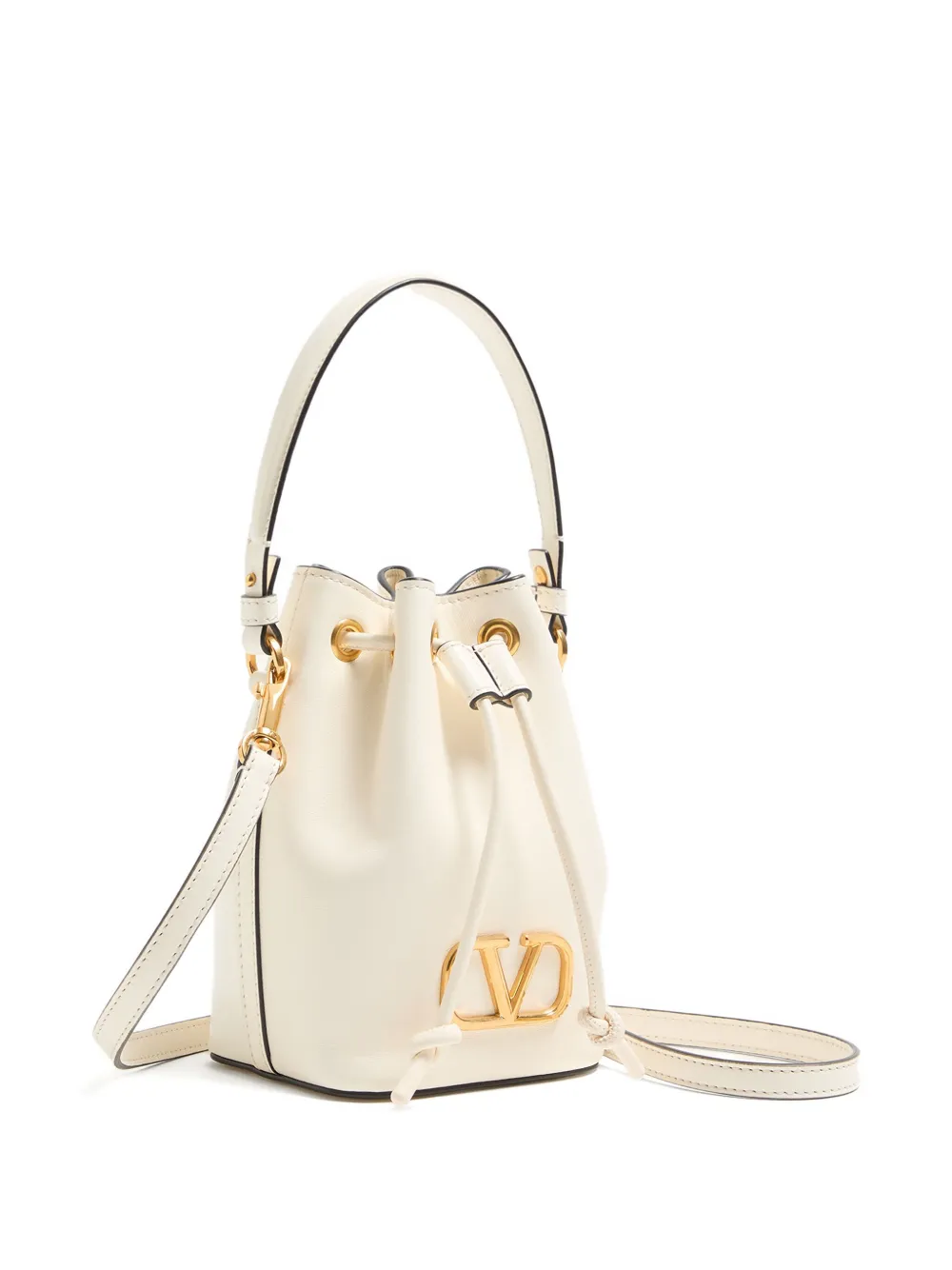 Valentino Garavani VLogo Signature bucket-tas Beige
