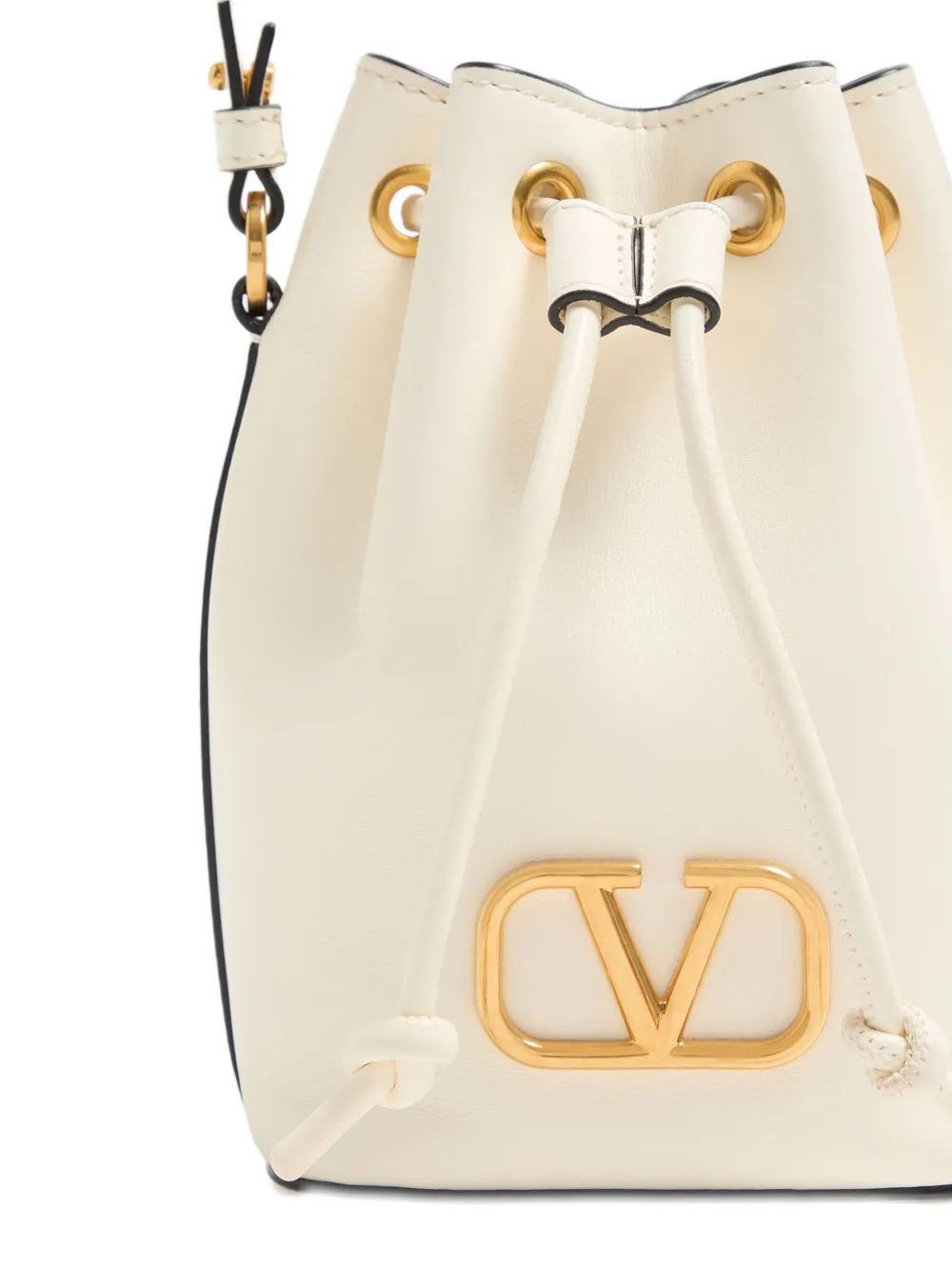 Valentino Garavani VLogo Signature bucket-tas Beige