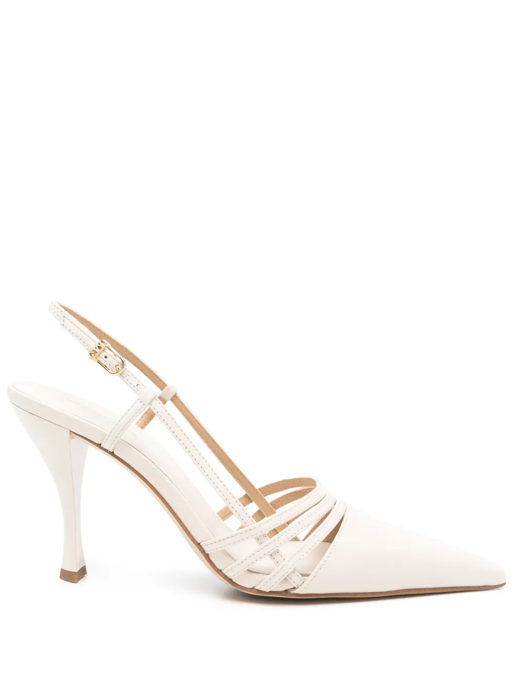 Michael Kors 100mm leather pumps Neutrals