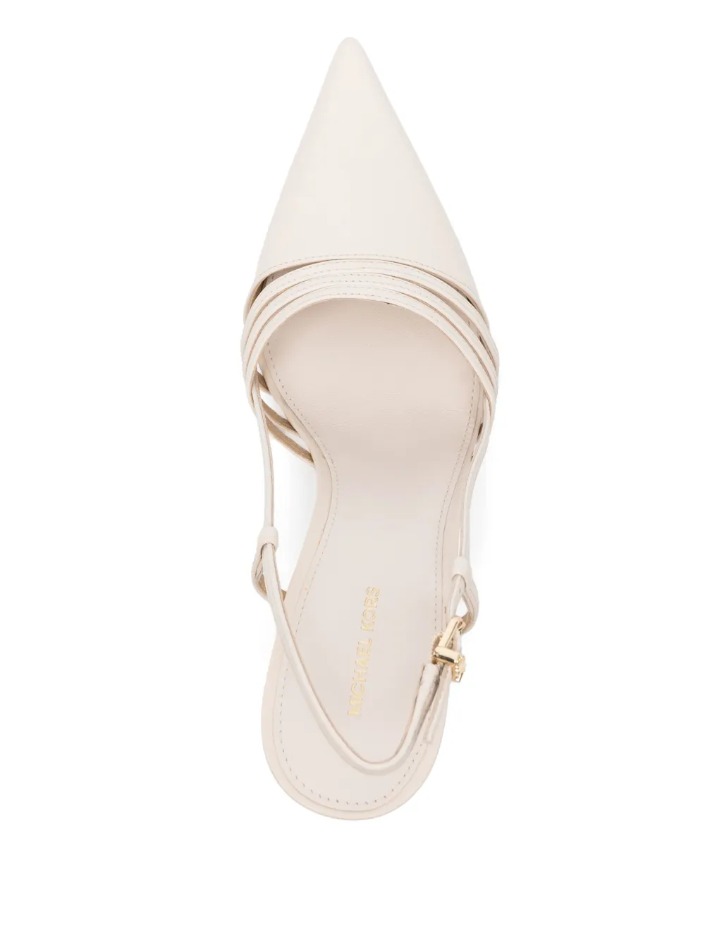 Michael Kors 100mm leather pumps Neutrals