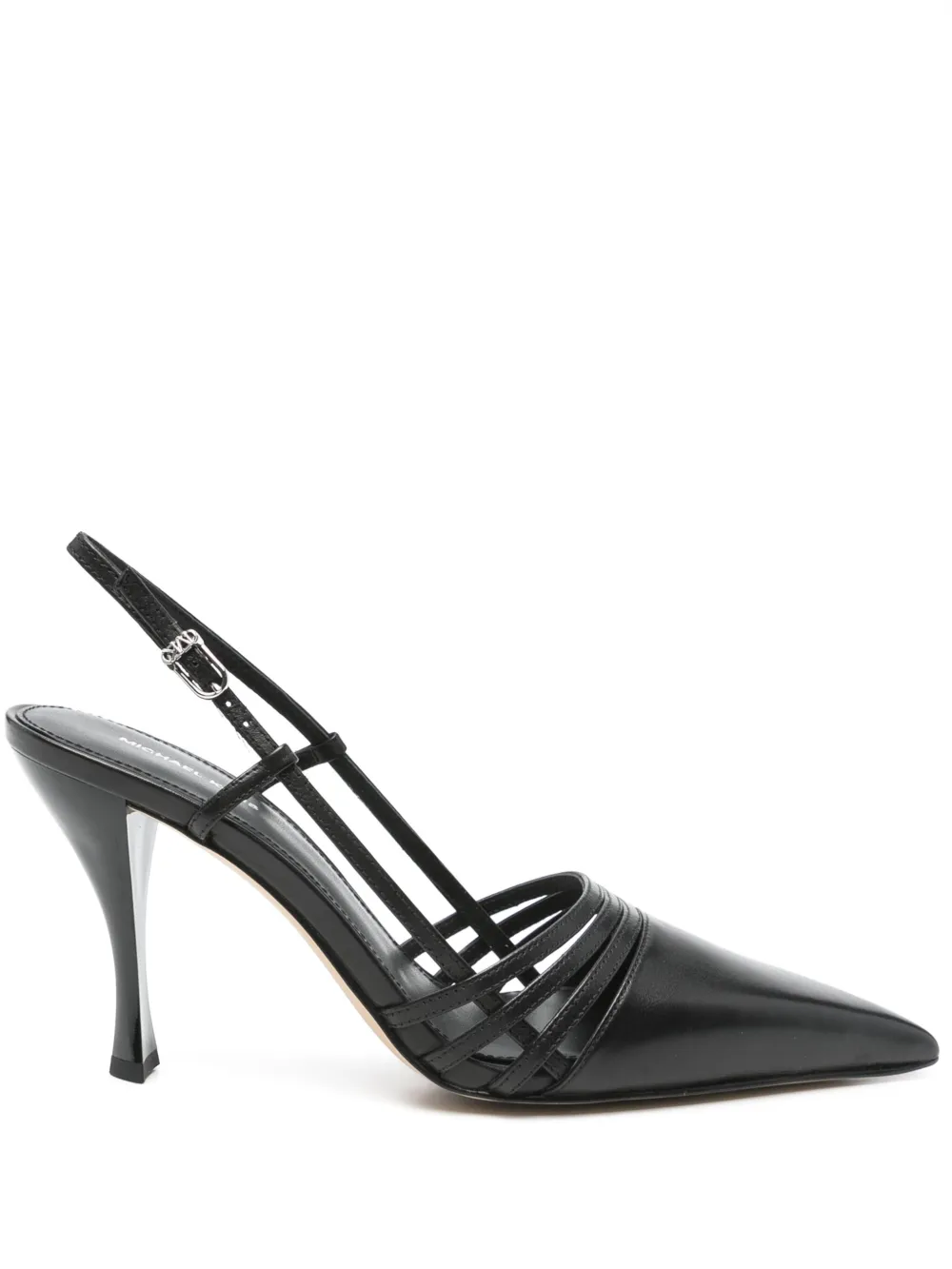 Michael Kors 100mm leather pumps Neutrals