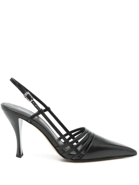 Michael Michael Kors zapatillas de piel con tacón de 100mm
