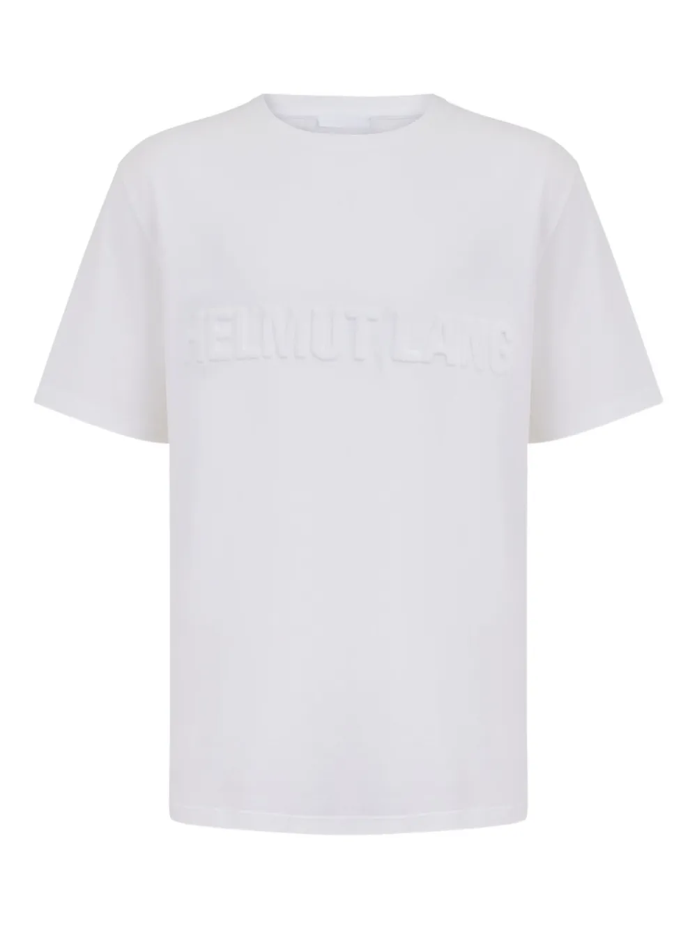 Helmut Lang T-shirt met logo-reliëf Wit