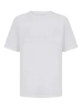 Helmut Lang embossed-logo cotton T-shirt - White