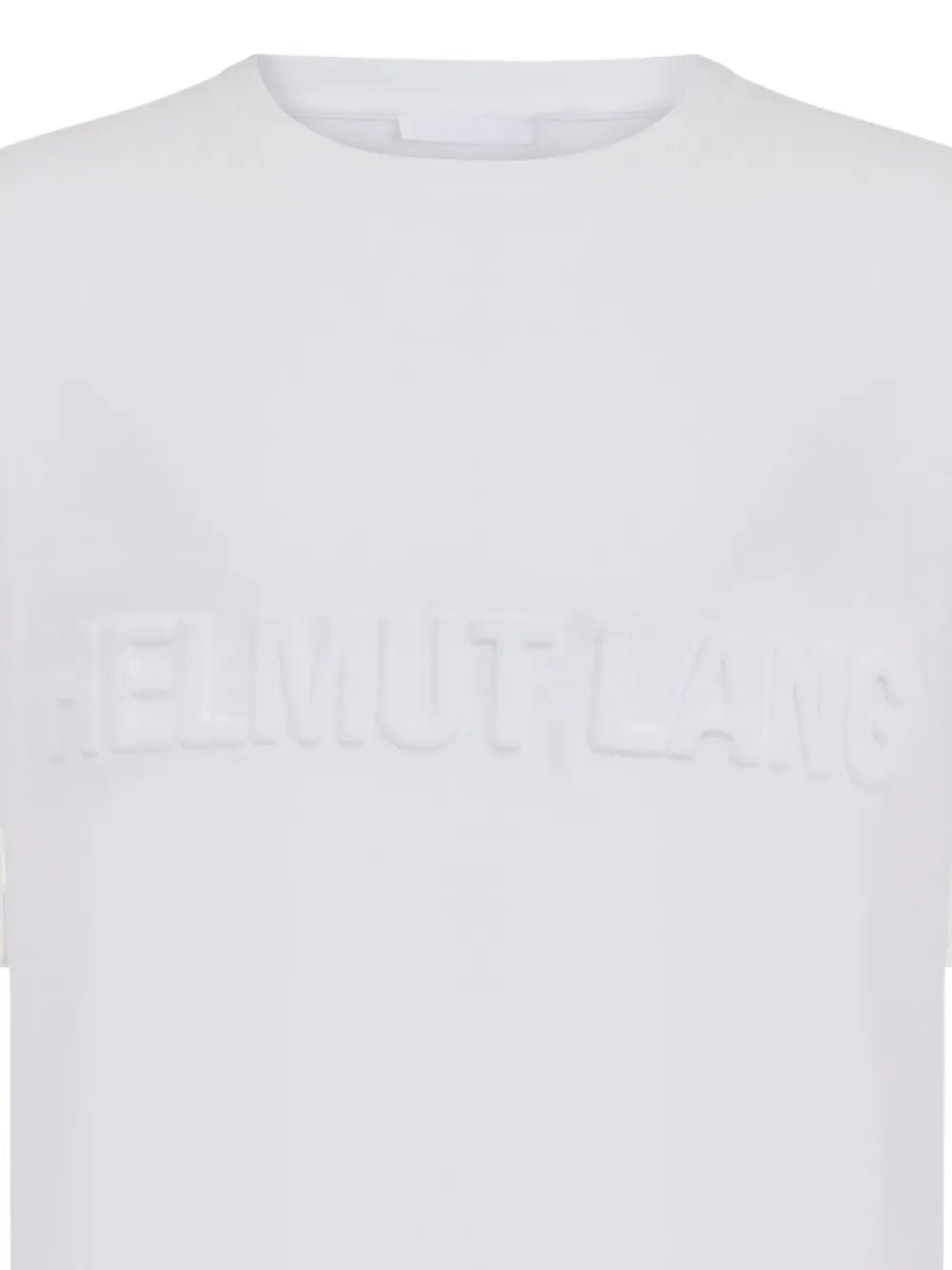Helmut Lang T-shirt met logo-reliëf Wit