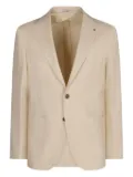 Tagliatore single-breasted linen blazer - Neutrals