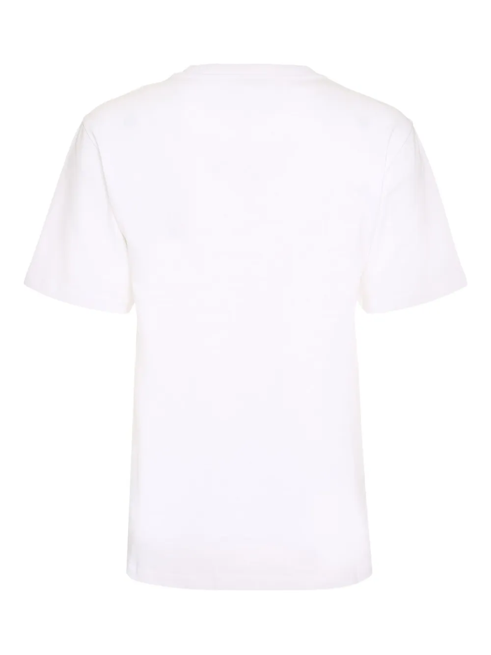 Rabanne logo-detail crew-neck T-shirt Wit