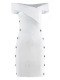 Philosophy Di Lorenzo Serafini embellished-buttons mini dress - White