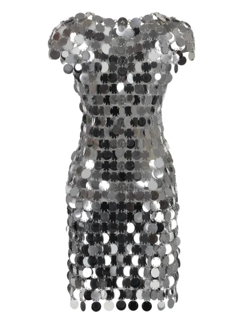 Rabanne Abito corto Sparkle Discs