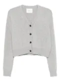 Lisa Yang Marion button-front cropped cardigan - Grey