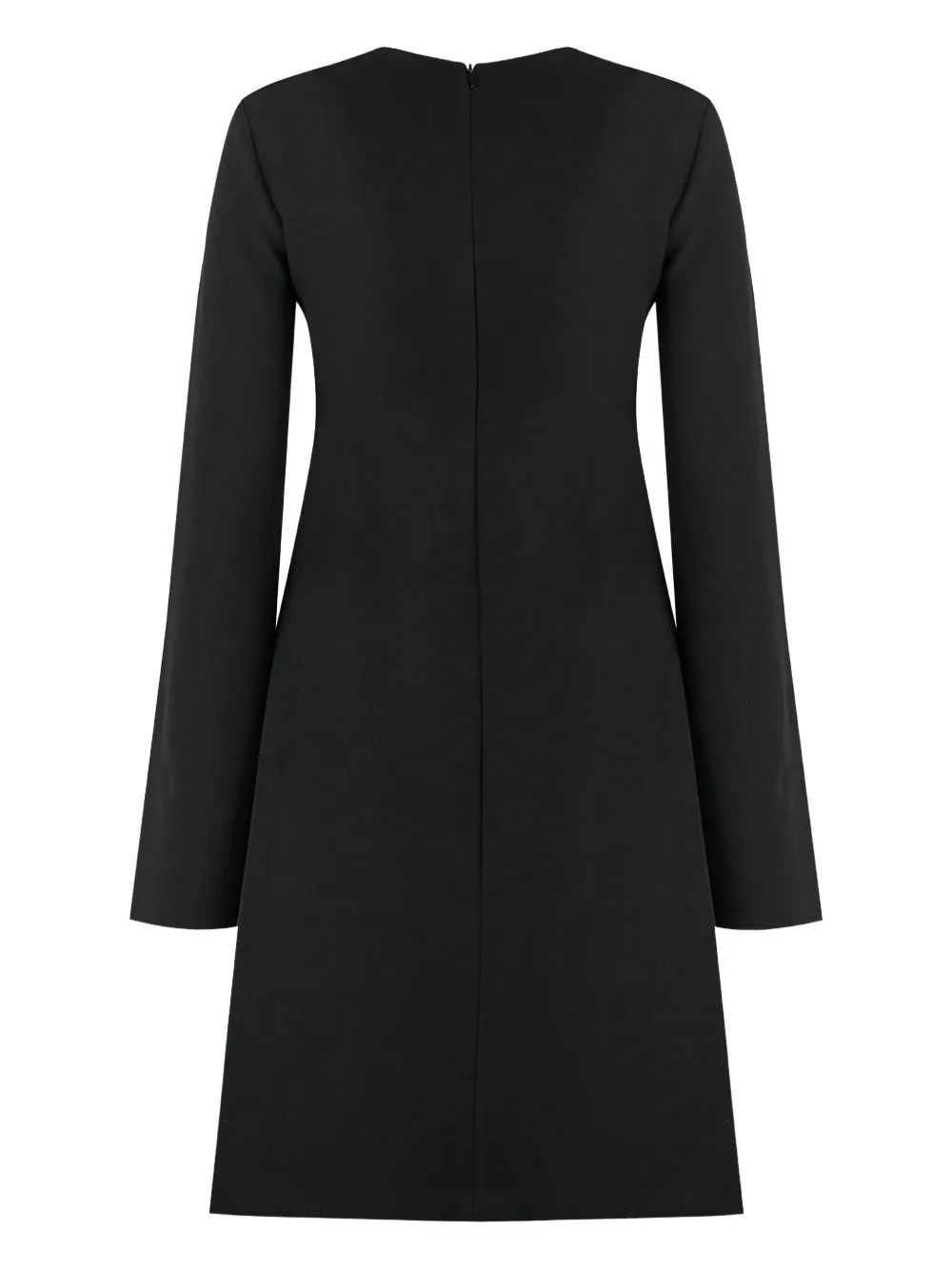 P.A.R.O.S.H. keyhole-neckline midi dress Zwart