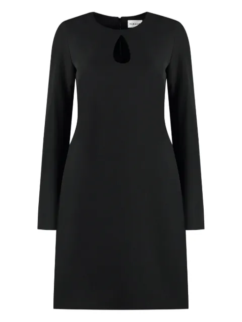 P.A.R.O.S.H. فستان ميدي برقبة بفتحة صغيرة