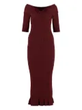 Philosophy Di Lorenzo Serafini ruffled day dress - Red