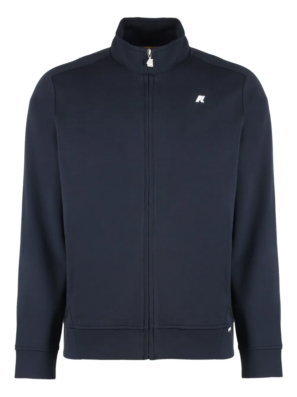 K-Way Sweater met logopatch en rits Blauw