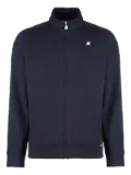 K-Way full-zip logo-patch sweatshirt - Blue