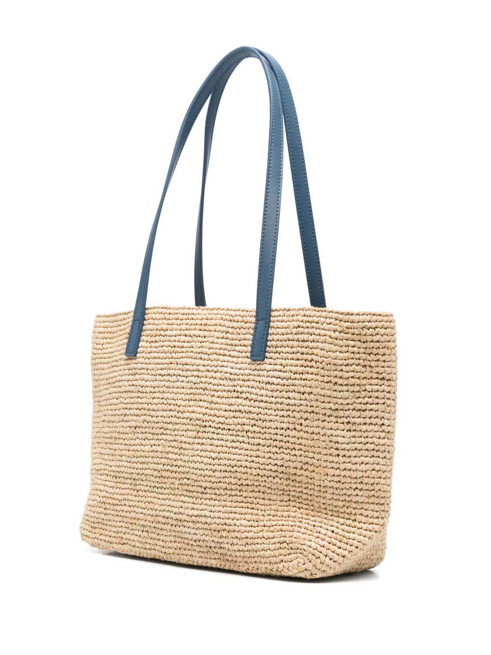 MC2 Saint Barth embroidered-logo beach bag - Beige