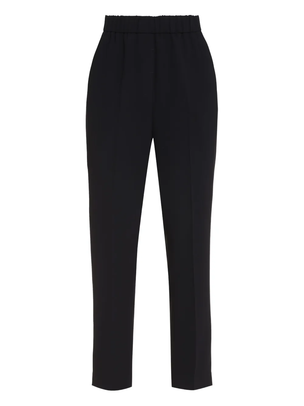 Peserico elastic-waist trousers Zwart
