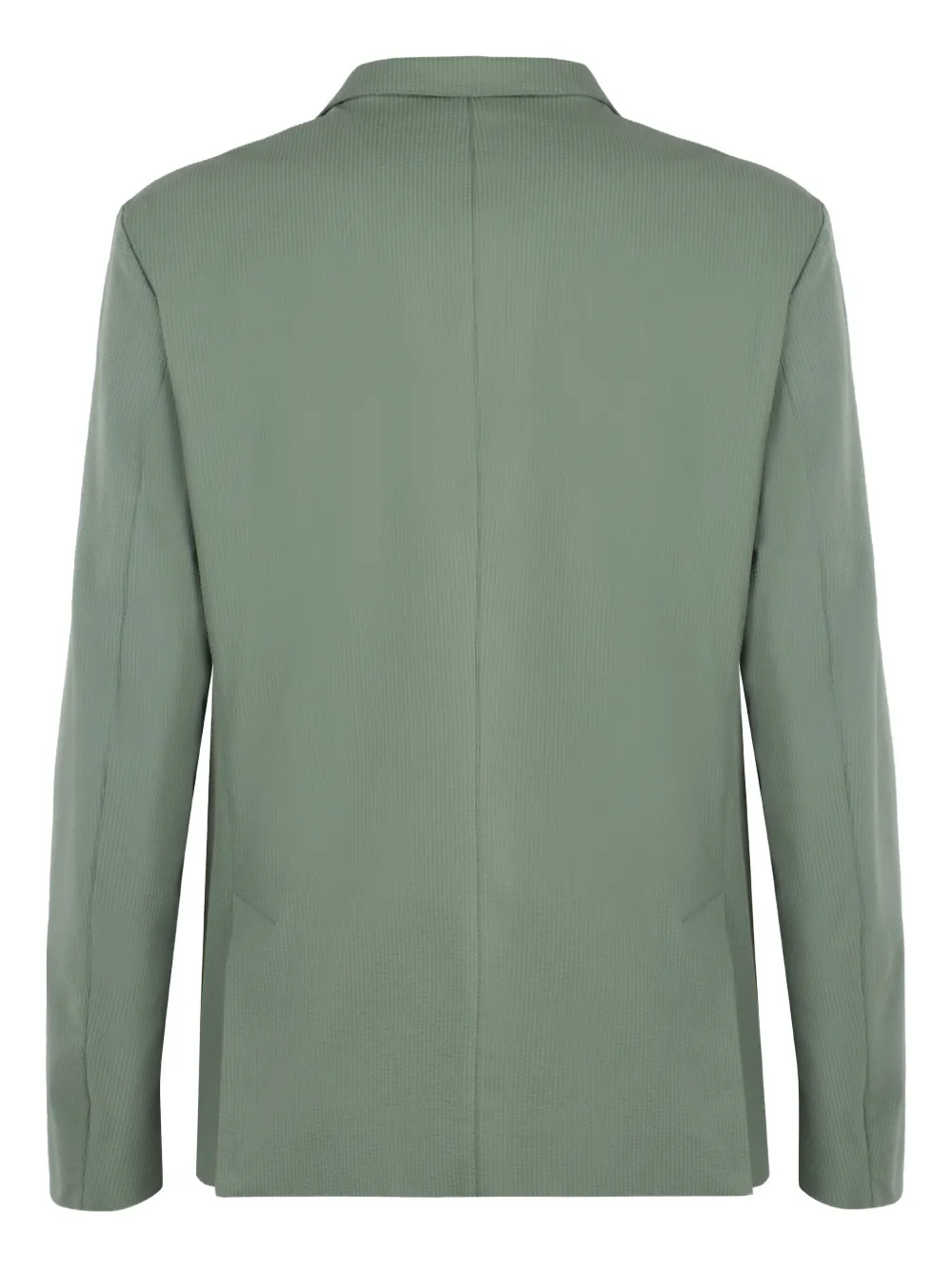 Herno single-breasted lapel blazer Groen