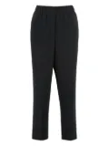 Peserico elasticated-waist trousers - Black