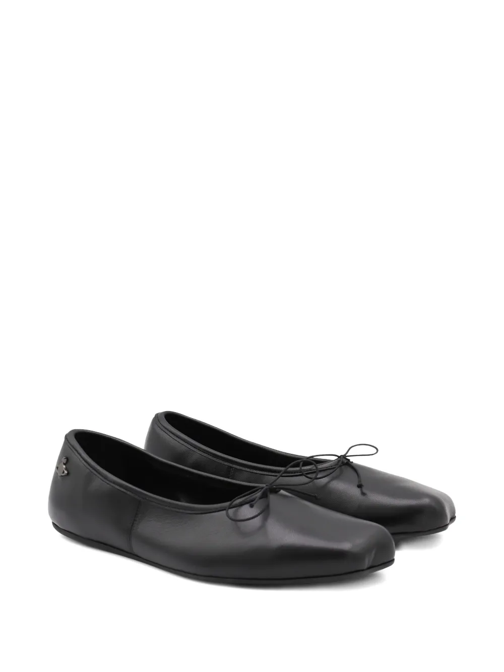 Vivienne Westwood Rudolph leather ballet flats - Zwart