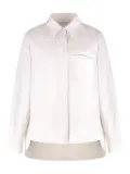 Peserico beaded-pocket shirt - Neutrals