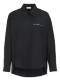 Peserico beaded-pocket shirt - Blue