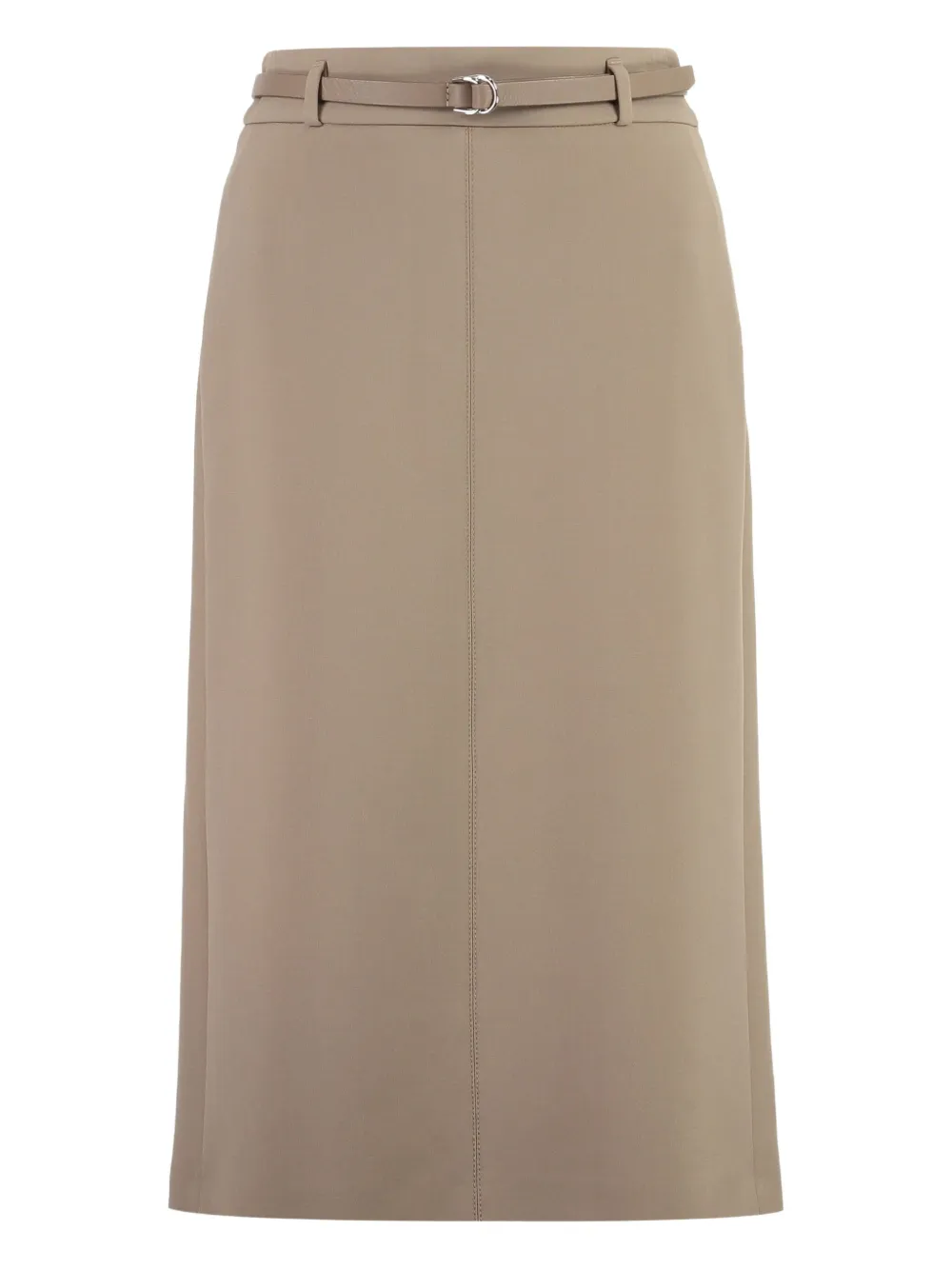 Peserico belted pencil midi skirt Beige
