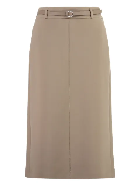 Peserico belted pencil midi skirt