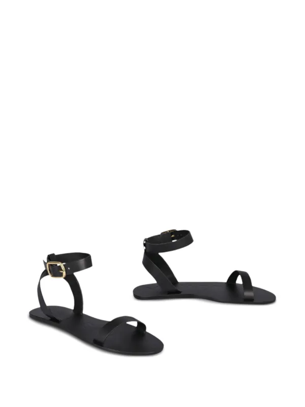Manebi ankle-strap Leather Sandals Black FARFETCH BG