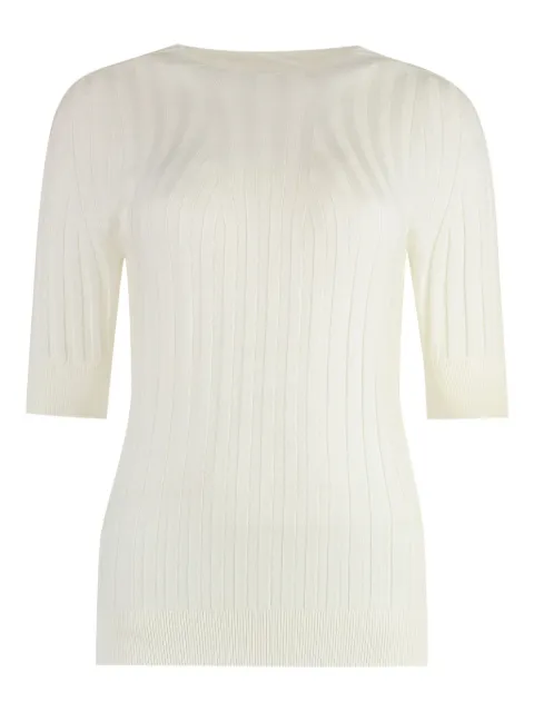 Peserico playera tejida de canalé