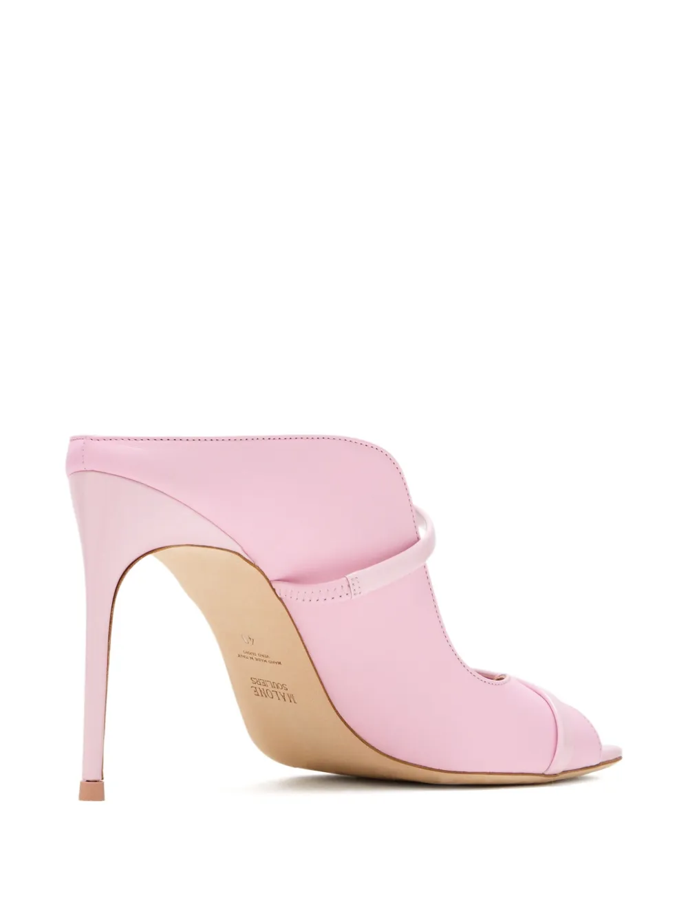 Malone Souliers 90 mm Noah leren stiletto sandalen Roze