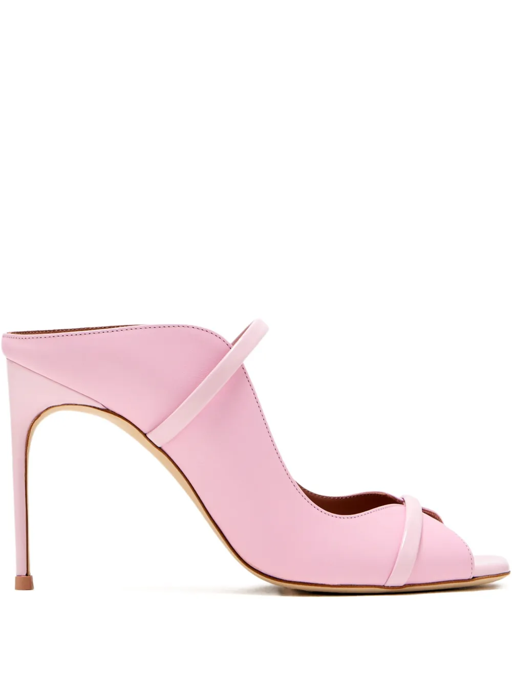 Malone Souliers 90mm Noah Leather Stiletto Sandals In Pink