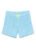 MC2 Saint Barth fish-print swim shorts - Blue