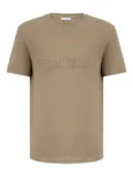 Helmut Lang logo-embossed T-shirt - Brown