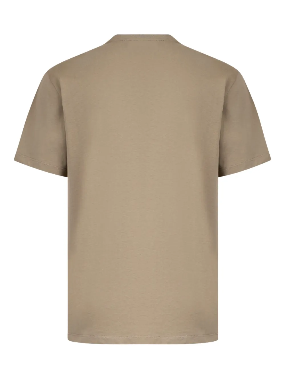 Helmut Lang T-shirt met logo-reliëf Bruin