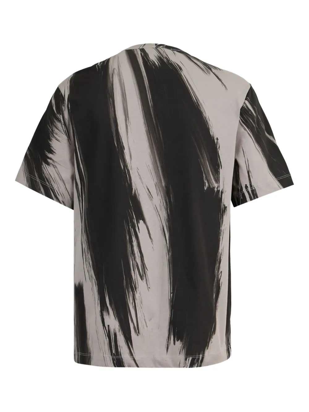 Helmut Lang T-shirt met verenprint Grijs