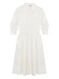Simkhai eyelet-embroidered shirt dress - White