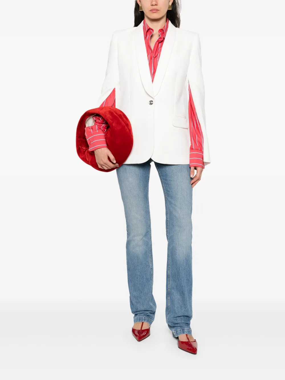 Barbara Bui zip-up sleeve blazer | Blazers | Image 2