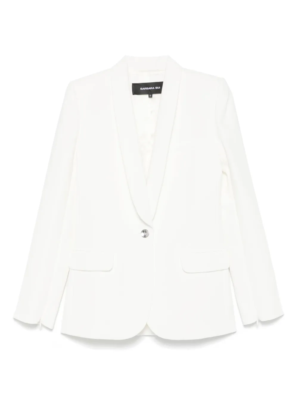 Barbara Bui zip-up sleeve blazer | White | Image 1