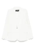 Barbara Bui zip-up sleeve blazer - White