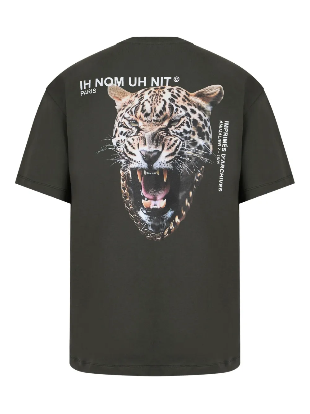 Ih Nom Uh Nit Leopard Graphic T-shirt - Groen