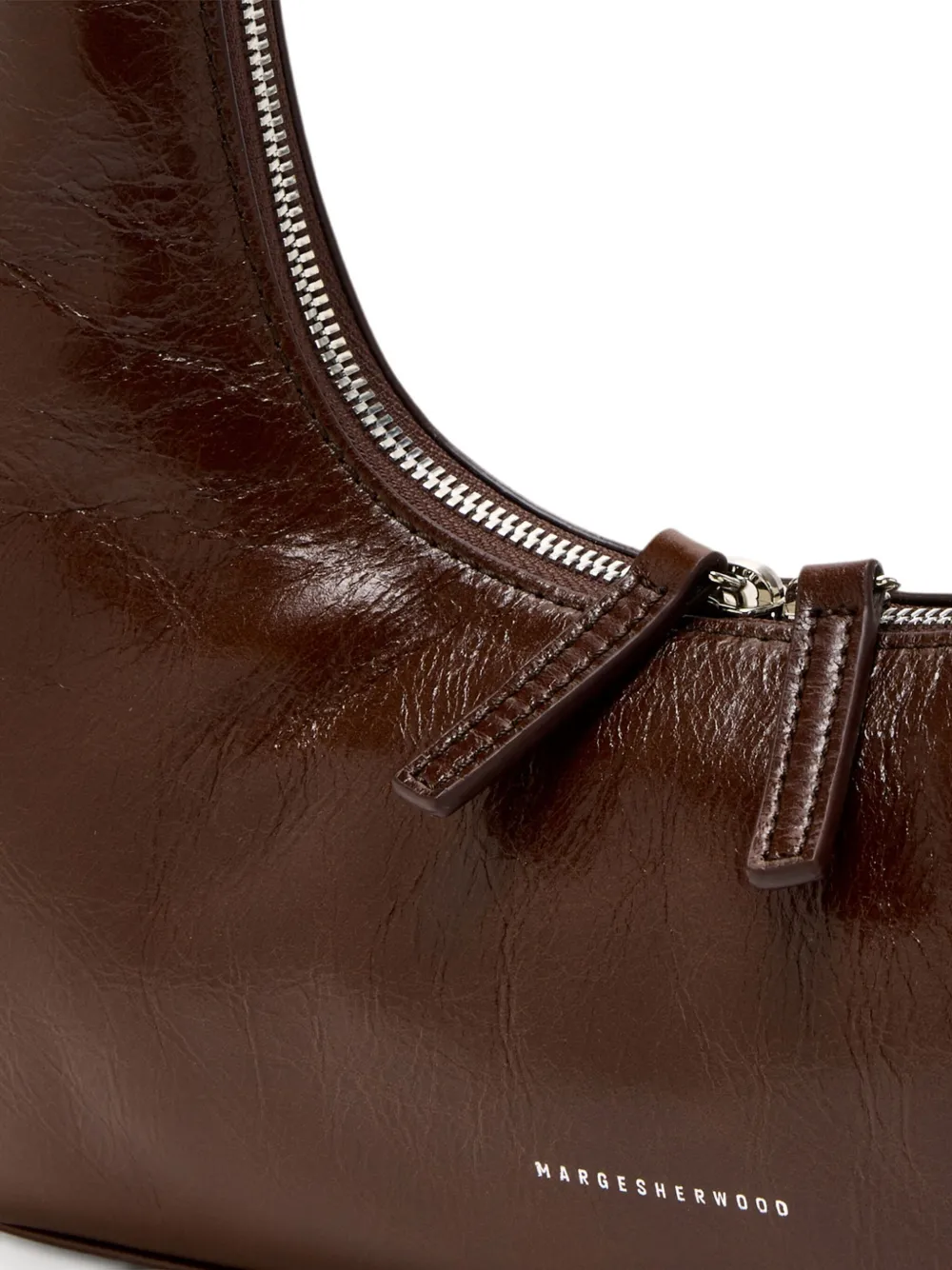 Margesherwood Hobo Zip-fastening Shoulder Bag In Brown