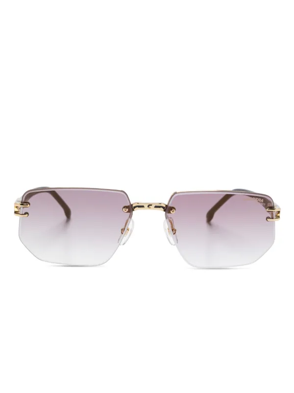Carrera logo-lettering Sunglasses Gold FARFETCH IN