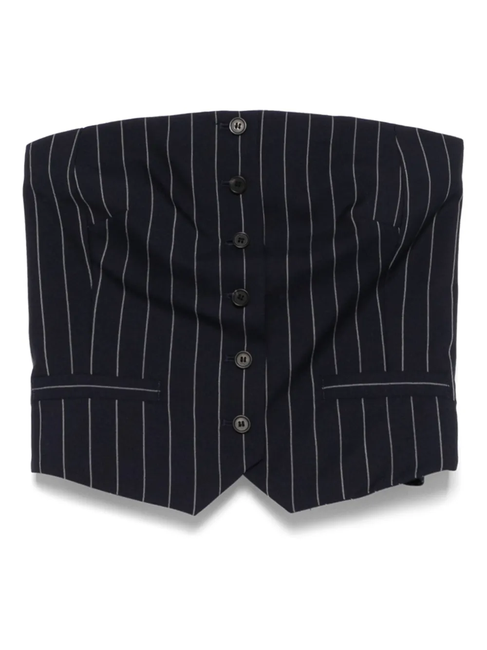 Barbara Bui pinstriped top | Blue | Image 1