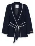 ERMANNO FIRENZE belted blazer - Blue