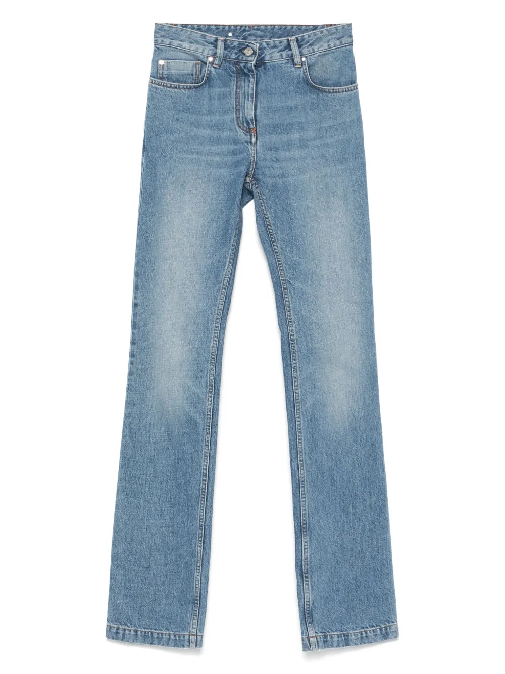 logo-plaque jeans
