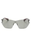 Saint Laurent Eyewear oversize-frame sunglasses - Black